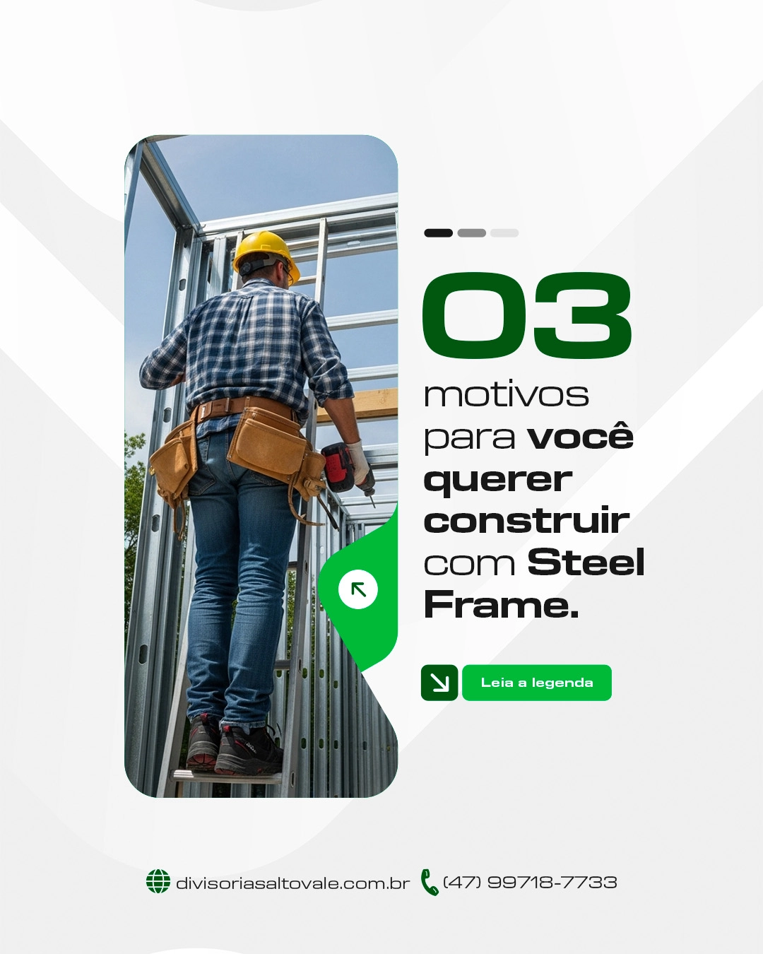 3 motivos para você querer construir com Steel Frame